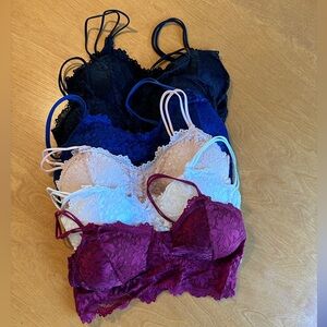 Bralette set of 6 - multicolor - Size L